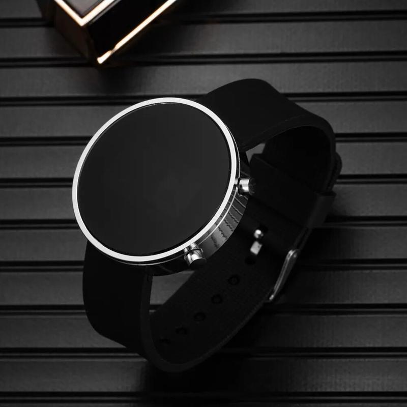 Đồng Hồ Kỹ Thuật Số LED Cho Nam, Đồng Hồ Thể Thao Quân Đội, Không Thấm Nước, Silicon, Đồng Hồ Điện Tử, Thời Trang 8
