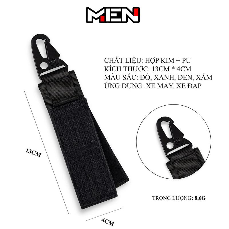 Product Introduction of Dây móc khoá đa năng treo xe, giữ cố định hành lý Men MK03-MK02-MK01 [SIÊU SALE LỚN NHẤT NĂM] Len 34