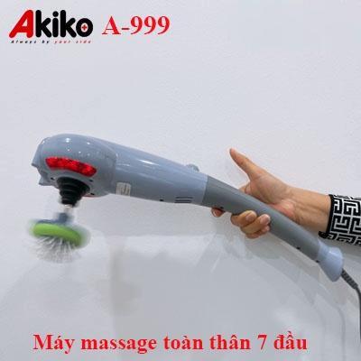Máy Massage Cầm Tay 7 Đầu Akiko A-999 Công Nghệ Nhật Bản, Siêu Mạnh 2