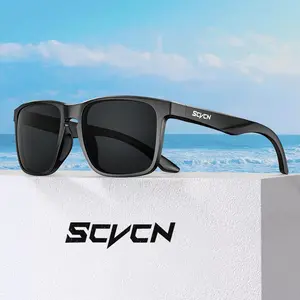 SCVCN Kacamata Memancing Terpolarisasi Kacamata Pantai Penting Kacamata Sepeda MTB Kacamata Bersepeda Pria Wanita Olahraga Luar Ruangan Mengemudi Mendaki Kacamata Berkemah Berjemur Aksesoris