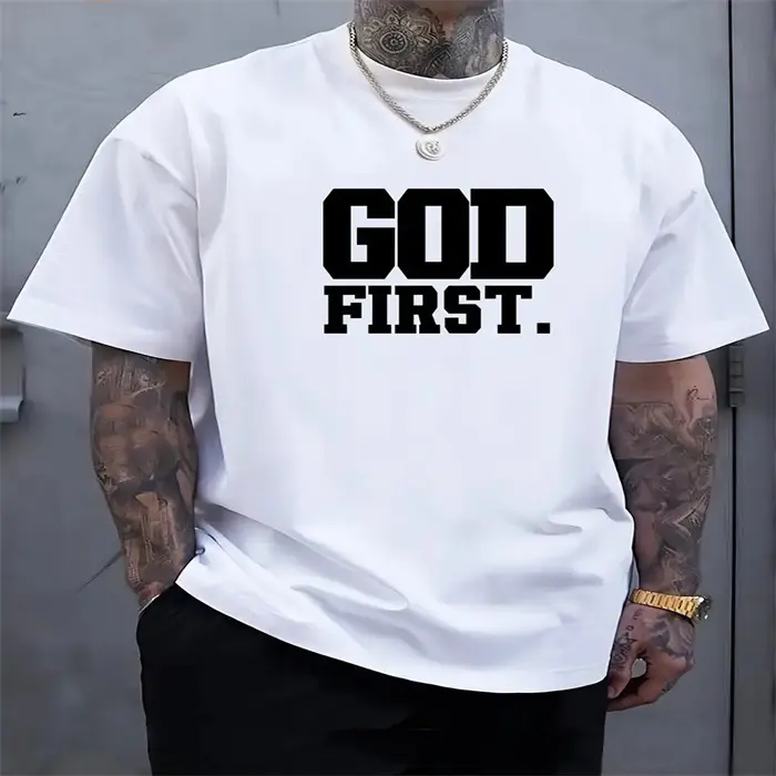 2025 Summer New European and American Style 3DT Men's T-shirt Fashion Personalized Printing