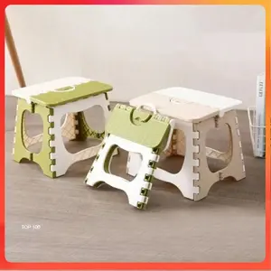 Kursi Lipat Portable  Anak Plastik Mini Praktis Kursi Anak-anak Belajar Unik Murah Bangku