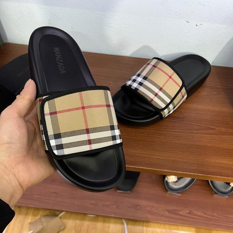 Dép quai dán  hoạ tiết kẻ caro đế cao su 2 lớp đi rất êm chân DéP Nam Slipper dg Jean