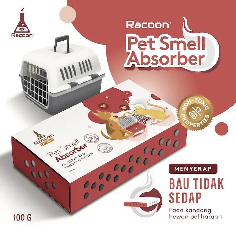 RACOON Pet Smell Remover / Penyerap Bau Tidak Sedap Kandang / Tempat Bermain Hewan pe wangi