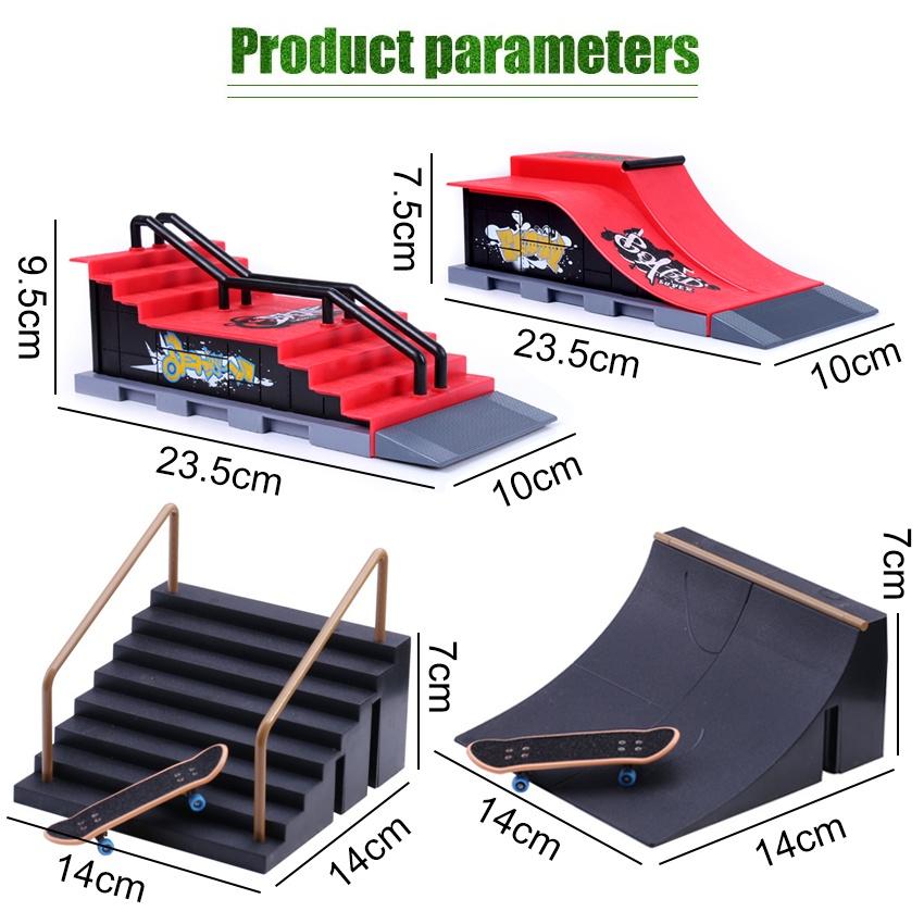 Arena Fingerboard mainan Skateboard jari diecast miniatur Skate board Arena Mini Game hobi koleksi Finger board