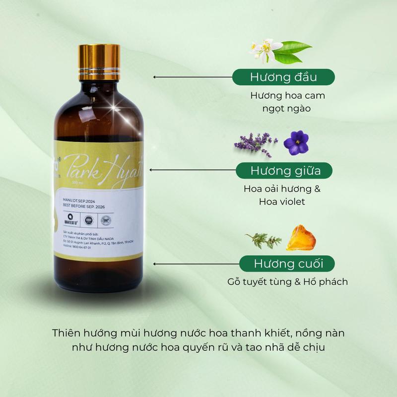 Tinh Dầu Mix Nước Hoa 10ML NaDa Oils, Tinh Dầu Hương Sang Trọng, Thơm Lâu, Thư Giãn Tuyệt Đối - NaDa Oils 8