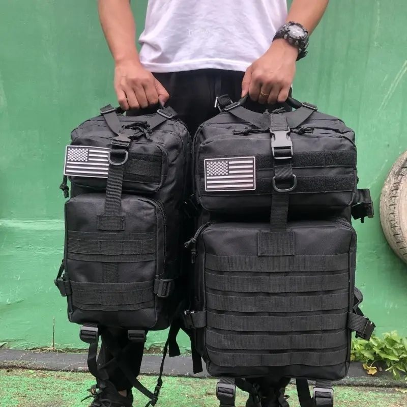 【READY STOCK】Beg galas kalis air, Bahan Nilon 1000D, Tersedia dalam saiz 25L dan 50L, Sesuai untuk Trekking, Memancing, Memburu, Aktiviti Luar, Ransel, Sukan, Perkhemahan dan Kembara Berjalan Kaki