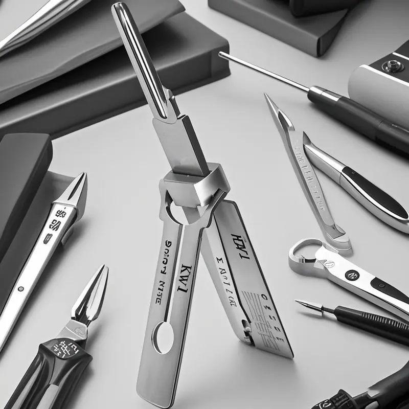 Multifunctional Hand Tool, 1 Count Curvature Measuring Tool, Multidirectional Debugging Tool, Precise Fine-tuning Function Spatial Structure Detection Tool 4