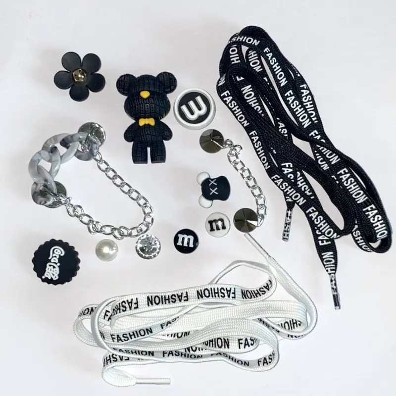 DIY aksesoris sandal/aksesoris sandal karakter, stiker karakter, desain hiasan fashion, beli aksesoris dan dapatkan sepatu gratis 2