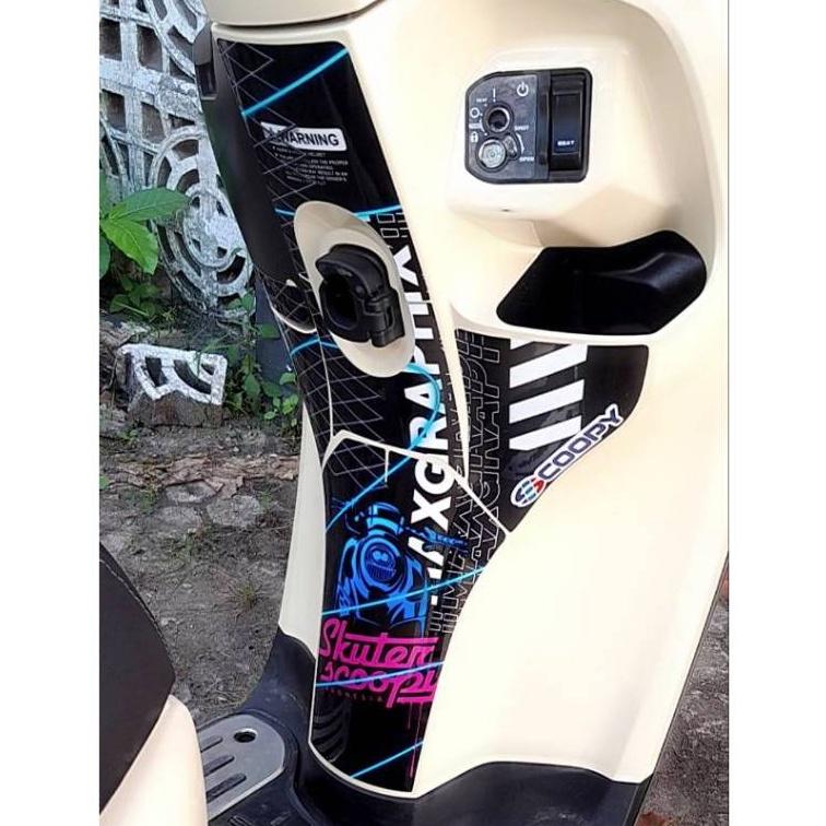 Tankpad Scoopy New 2021 2022 2023 Pelindung Dashboard Scoopy Deckpad Scoopy 2023 (body protektor deck pad cover) Kendaraan Motor Motorcycle 2