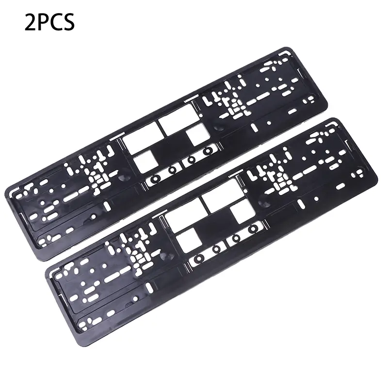 2 PCS License Plate Frame AntiTheft License Plate Frame For EU Russian Vehicles Car License Plate Bracket Covers