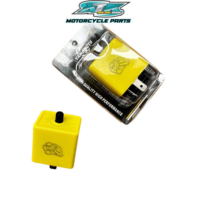 Cục Chớp Xi Nhan Điện Tử Có Núm Xoay Chỉnh Nhanh Chậm Phù Hợp Cho Mọi Dòng Xe Máy Phụ Tùng Phụ Kiện