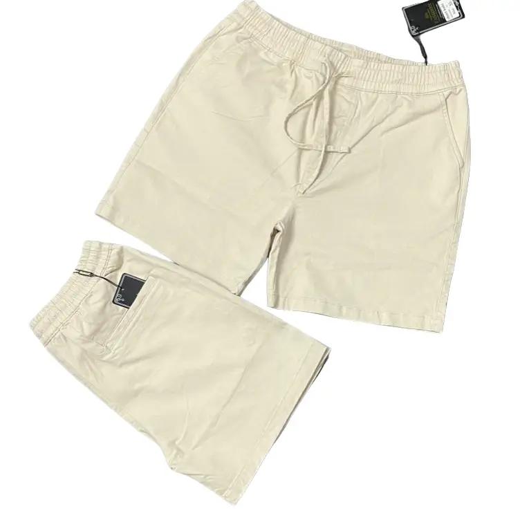 Quần short kaki nam/nữ vải Nhung co giãn nhẹ from trên gối (ảnh shop tự chụp) Menswear Jean Có Túi