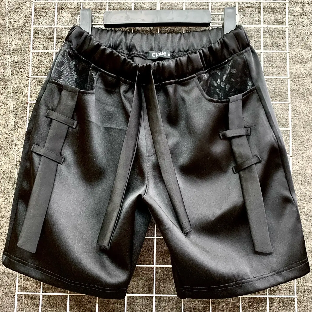 Quần short nam dây rút bản to Cotton lụa cao cấp