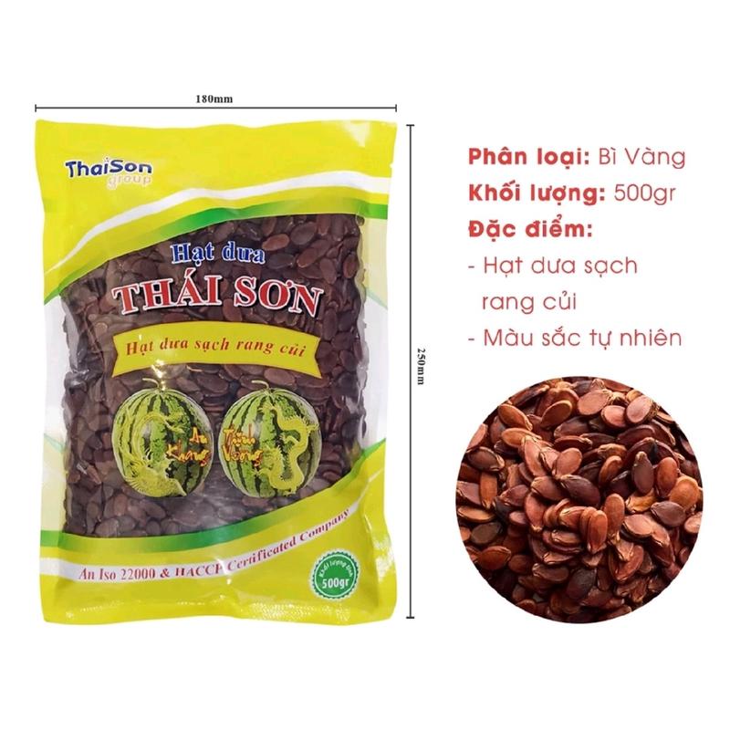 (1ký) Hạt Dưa Thái Sơn loại 1 rang bơ muối Bì Vàng