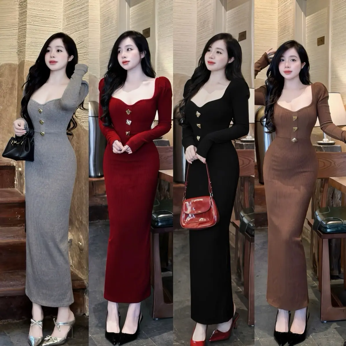Body len gân khuyu cổ mới khoe dáng PL882220