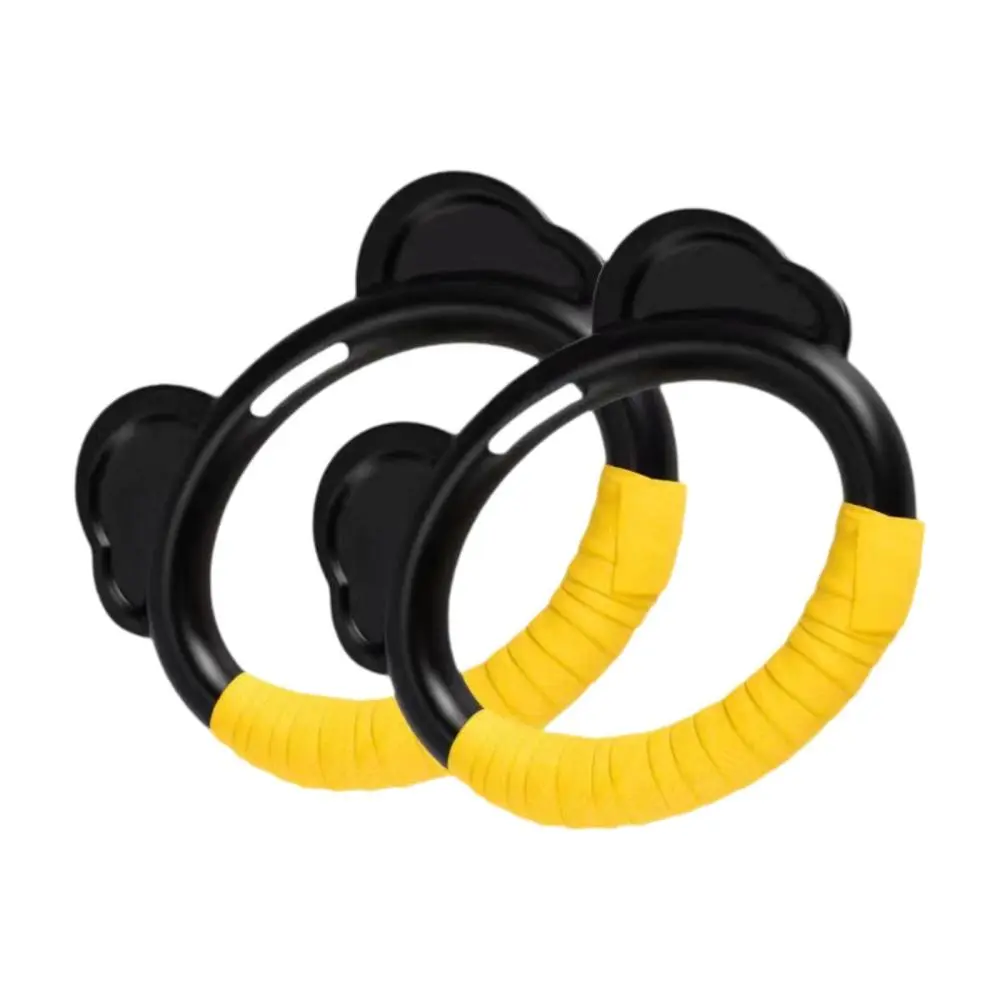 2x Gymnastics Rings for Kids Exercise Rings for Calisthenics Indoor Workouts