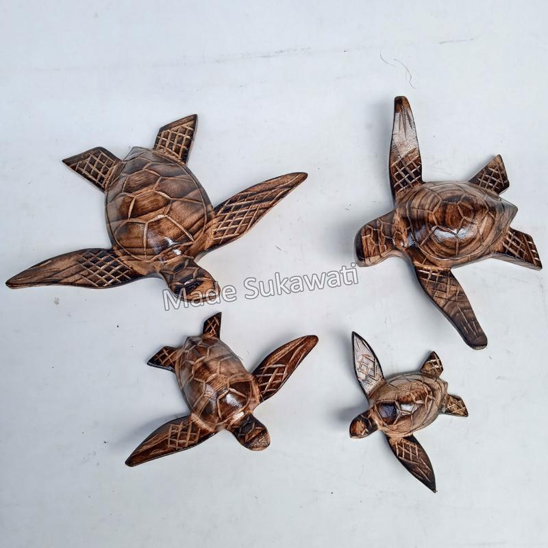 Product Introduction of Hiasan kura kura penyu terbang kerajinan kayu handmade bali 21