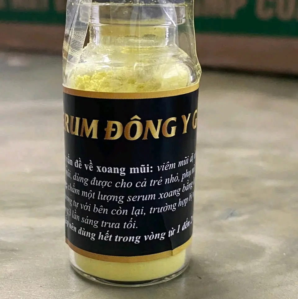 Serum và tinh bột Xoang đông y hỗ trợ các loại về da mũi Skincare
