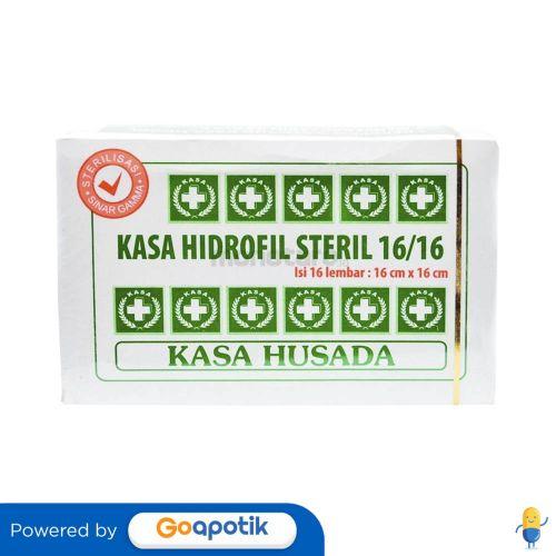 Gambar HUSADA KASA HIDROFIL STERIL 16 X 16 CM dari Apotek Taman Kedoya by GoApotik Kota Administrasi Jakarta Barat Tokopedia