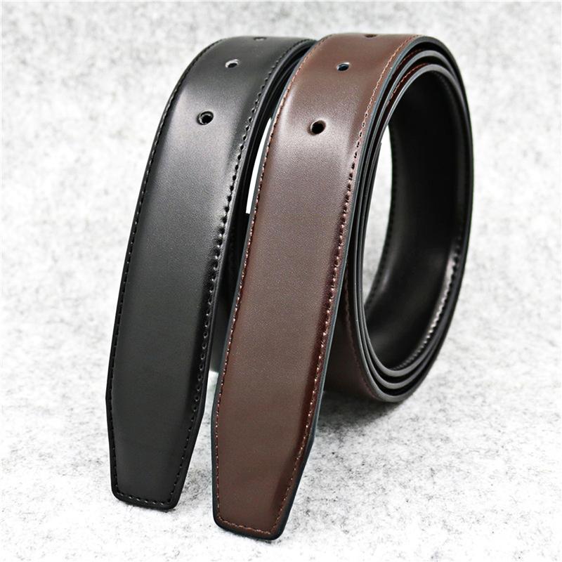 Dây Nịt Thắt Lưng Nam Đục Lỗ Da Bò Lớp 2 Không Có Khóa Đi Kèm Bền Đẹp 3.3cm Sử Dụng 2 Mặt Dây Đen Nâu DT141 Khóa gài dạng khung