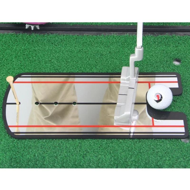 Product Introduction of Golf Putting Practice Mirror Swing Auxiliary Trainer Posture Correction Putter Training Mirror 6