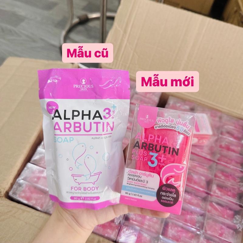 Combo 2 soap bánh xà phòng tắm trắng Alpha Arbutin Thái Lan