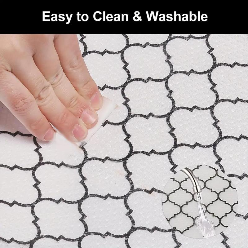 Fish Scale Pattern Drawer Liner, Non-slip Shelf Liner, Multi-purpose Placemat, Waterproof Shelf Paper for Kitchen Cabinets 4