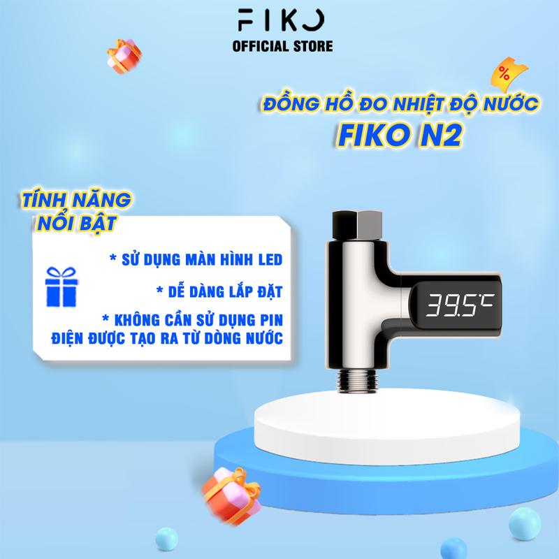 Đồng hồ đo nhiệt độ nước FIKO N2 - Bảo hành 12 tháng