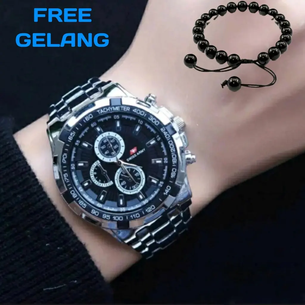 BELI 1 GRATIS 1 GELANG DAN JAM TANGAN BERKUALITAS NEW PROMO BURUAN SEBELUM KE HABISAN COD FREE ONGKIR Watches Pria