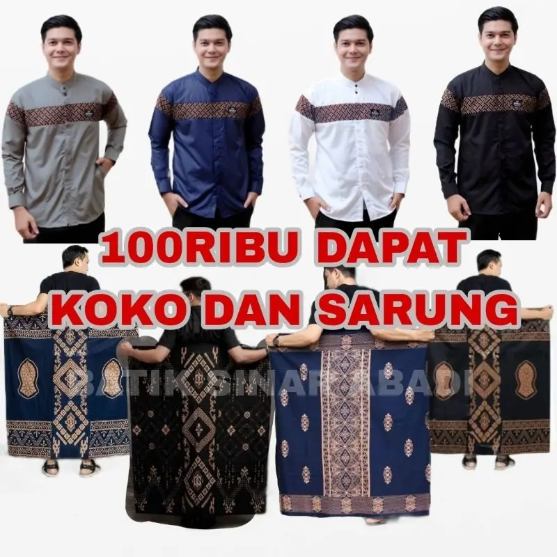 100 RIBU DAPAT BAJU KOKO DAN SARUNG 0