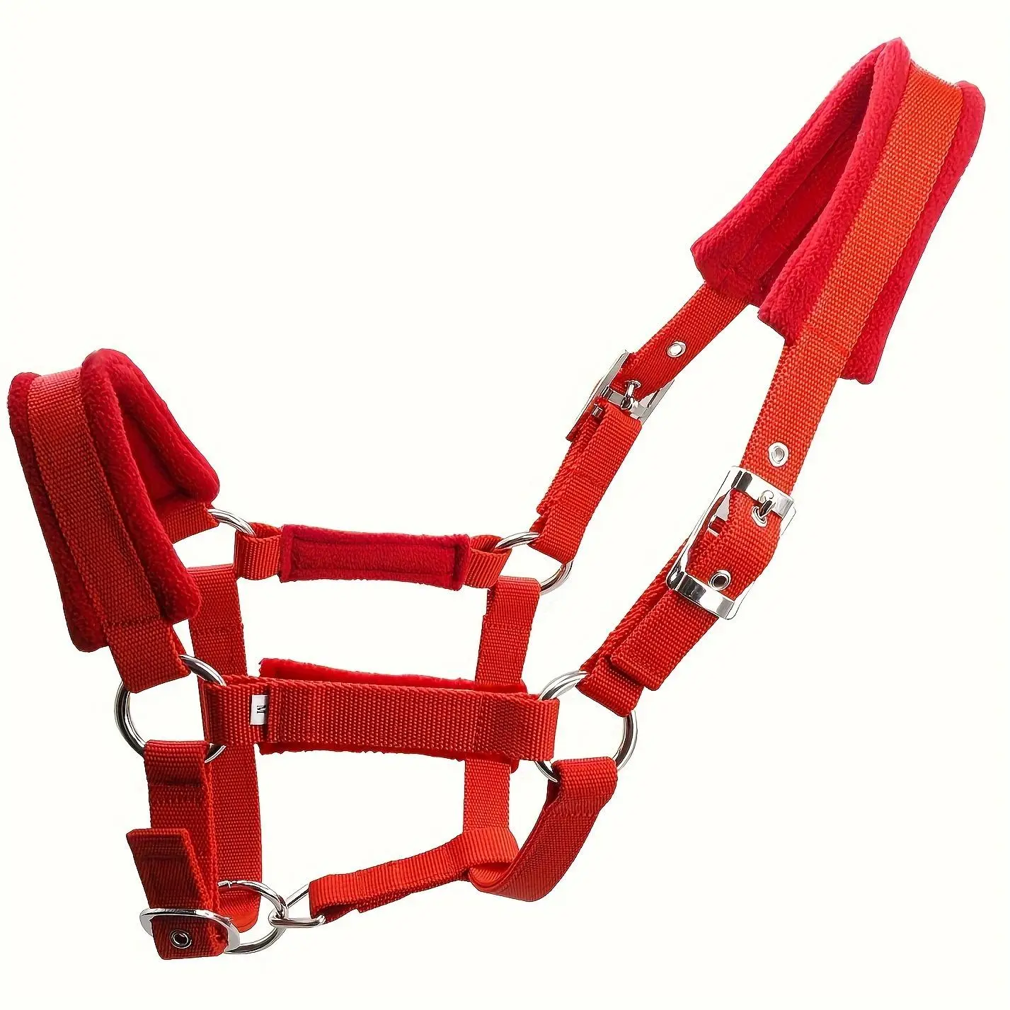 Adjustable Horse Bridle, Soft Horse Cage, Horse Bridle with Metal Buckle, Equestrian Equipment for Outdoor Riding, Horse Accessories