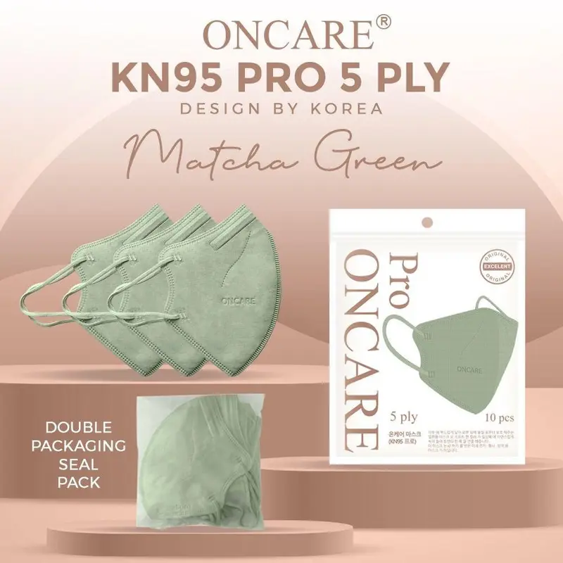 Masker KN95 Mouson/oncare/EZIO PRO 5PLY premium 1Pax Isi 10Pcs 7