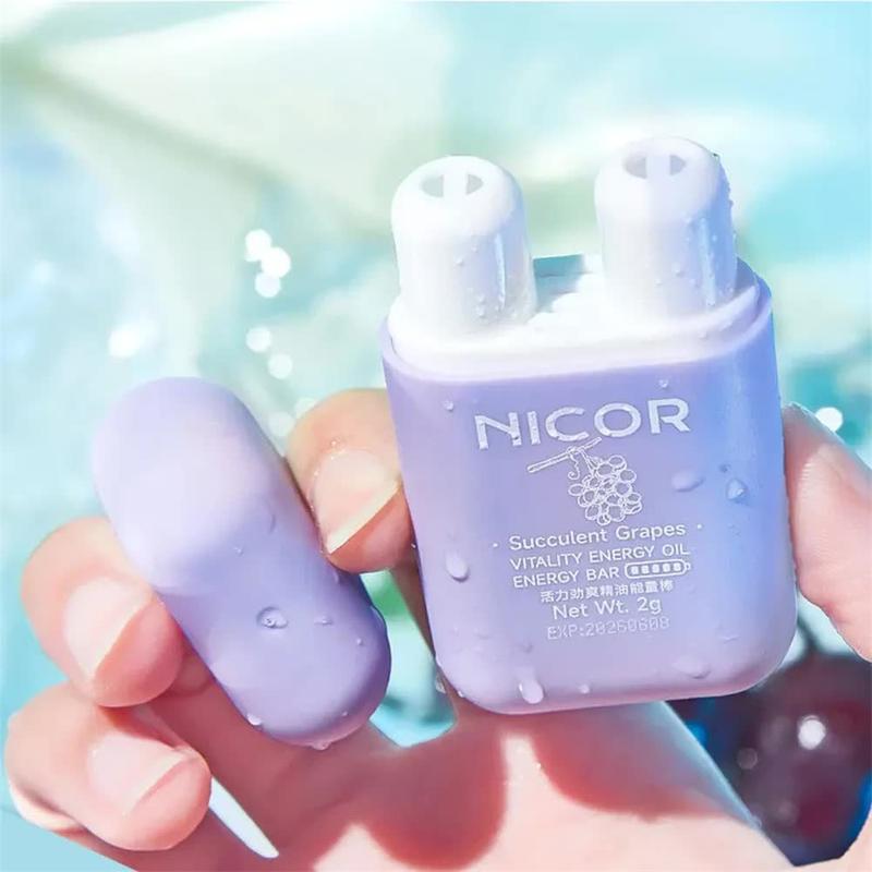 Product Introduction of 【BUY 1 TAKE 1】Refreshing Sober Stick Pocket Nicor Double-hole Refreshing Box Essential Oil For Congestion Relief Relaxation Y-Q 21