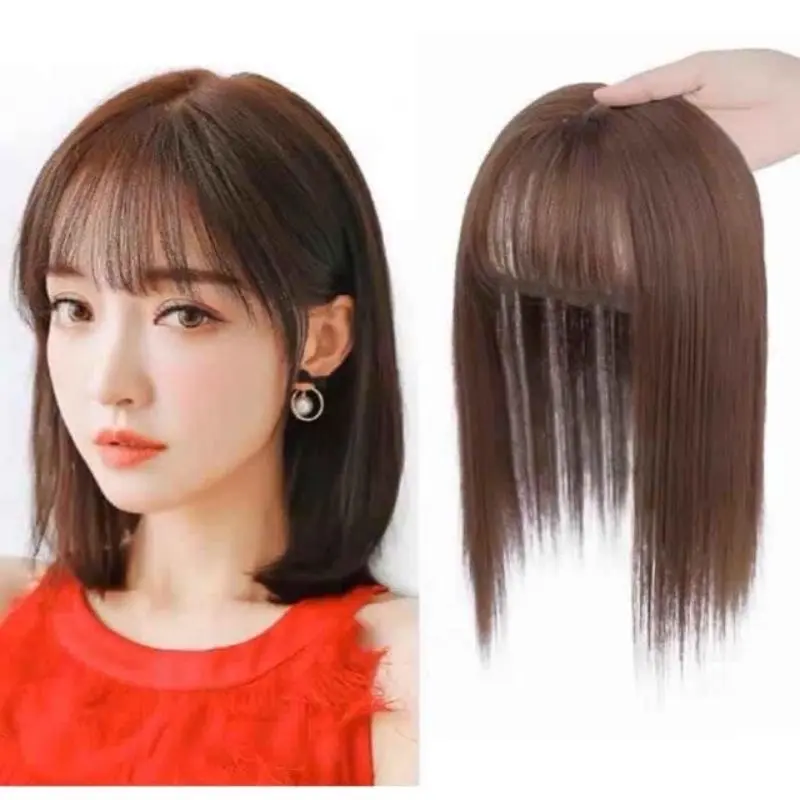 Tóc Che Hói Đỉnh Đầu có Mái,Che Tóc Bạc,Che Hói Làm Dày Tóc giả 0