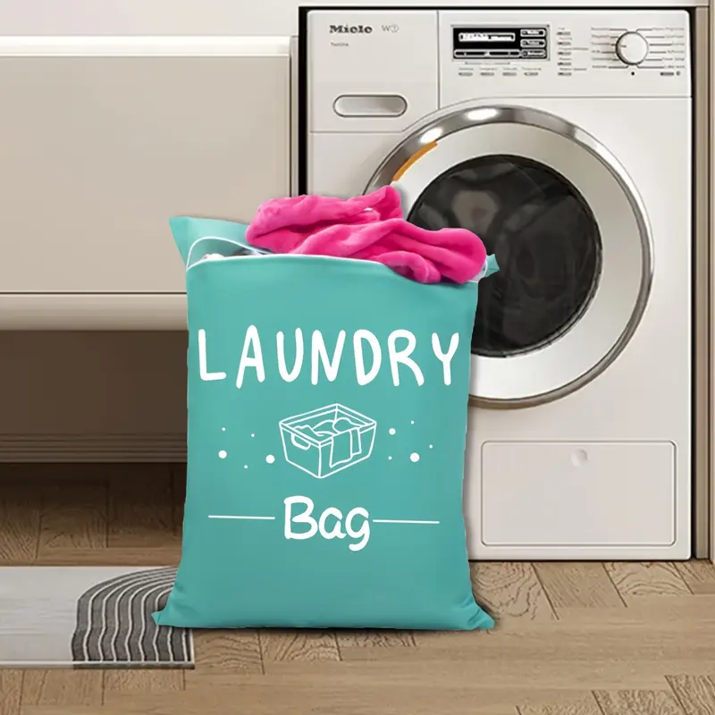 1 Piece/2 Pieces Large Travel Laundry Bag Wet Dry Bag Washable Dirty Clothes Drawstring Bag Swimwear Gym Bag Suitable for Gym Clothes Laundry Wet Clothes Swimming Yoga, Green Pink 4