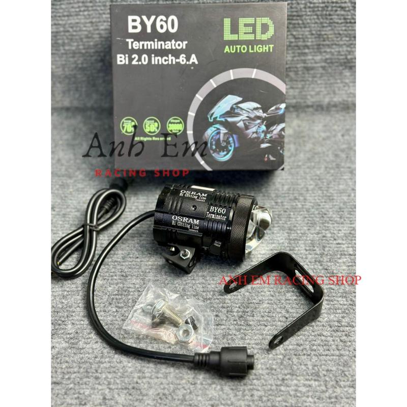 TRỢ PHA ĐÈN TRỢ SÁNG BY60 MẮT ẾCH 60W SIÊU SÁNG TẶNG KÈM PAT GẮN