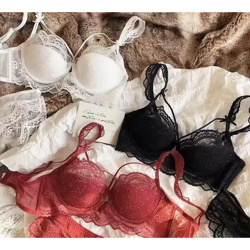 Áo Ngực Ren, Gợi Cảm Và Dễ Thương, Siêu Mỏng, Kiểu Pháp, Hỗ Trợ Trên Và Thoáng Khí, Thích Hợp Cho Phụ Nữ, Màu Xanh Lá Cây, Đồ Lót 2