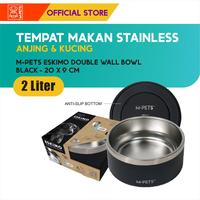 Gambar M-Pets Eskimo Double Wall Bowl 2 Liter / Tempat Makan Hewan dari M-Pets Volk Pets Indonesia Kota Tangerang 3 Tokopedia