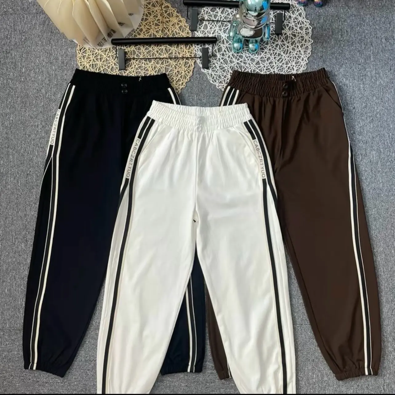 Hàng cao cấp Quần bigsize umi sọc chữ chun gấu loại 1 Sport