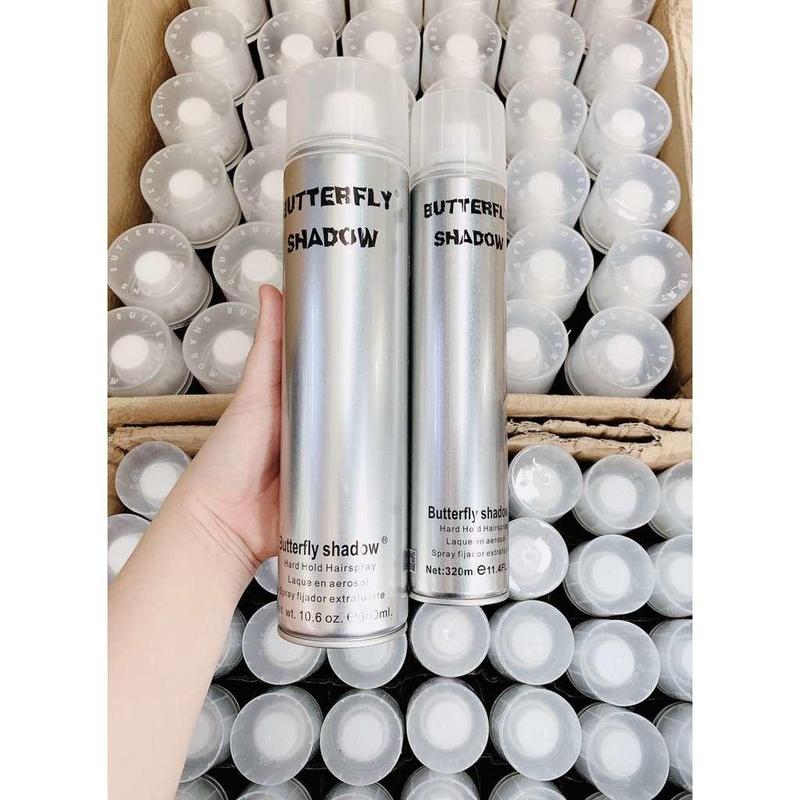 Gôm Xịt Tóc Butterfly Shadow 150ml 320ml 600ml, Giữ Nếp Tạo Kiểu Nam Nữ 5