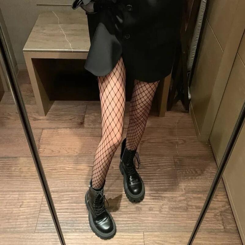 Product Introduction of Fishnets Stocking for Women Hollow Mesh Black Tights Pantyhose Elastic Stocking 4