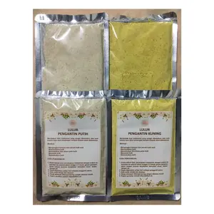 Afraid collection ~ Lulur Pengantin Putih Jasmine, Kuning, Bedda Lotong/hitam 35gr