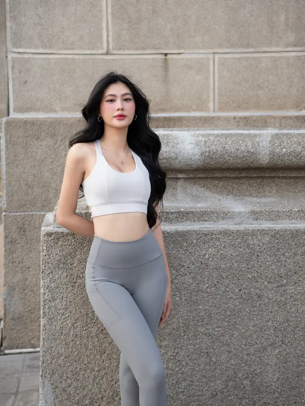 Áo bra tập gym yoga nữ Fitme Flow dây đan chéo hỗ trợ luyện tập chống xệ Racer Back - BRRB 3