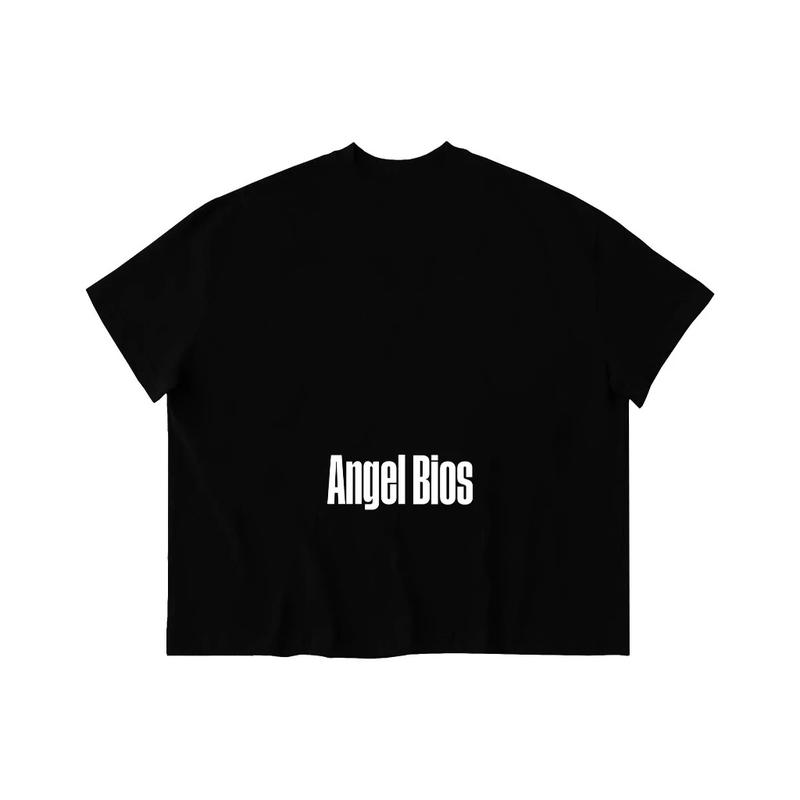 Áo Thun BOXY New Logoo - BIOS - Black- FORM BOXY 1
