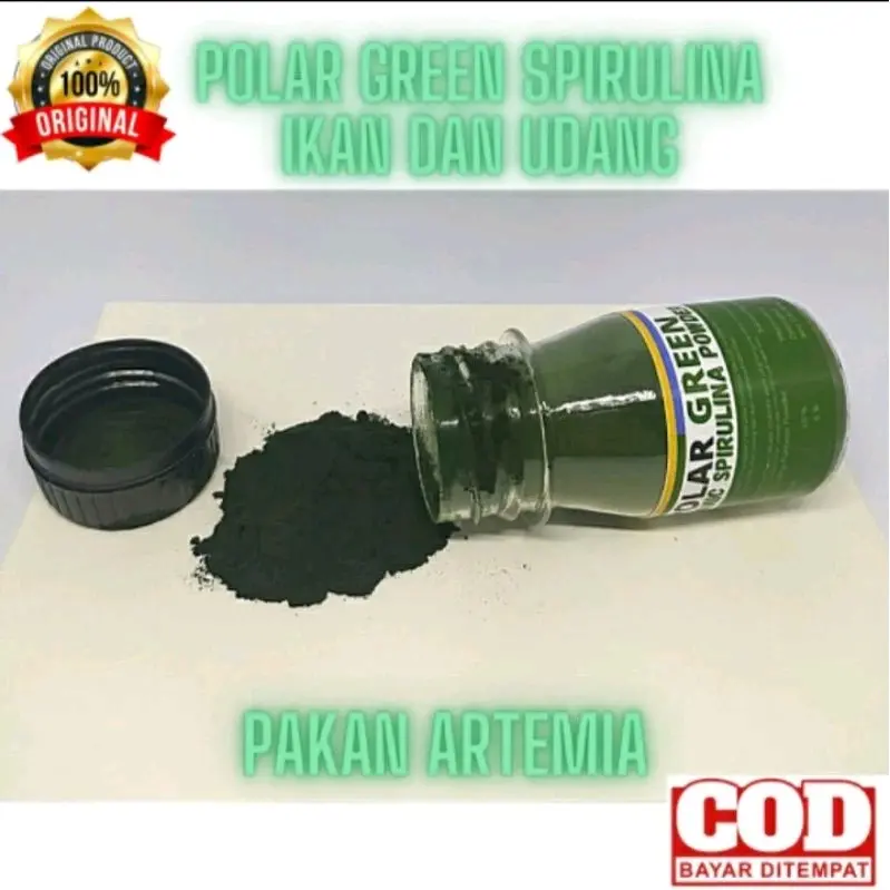 SPIRULINA POWDER PLATENSIS 30 gram/ PAKAN KUTIR DAPHNIA MAGNA 2
