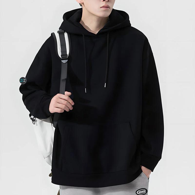 Áo Hoodie Zip, Áo Khoác Nam Nữ UNIMAN Chất Nỉ Bông Form Rộng Mũ 2 Lớp Menswear Dài Tay 3