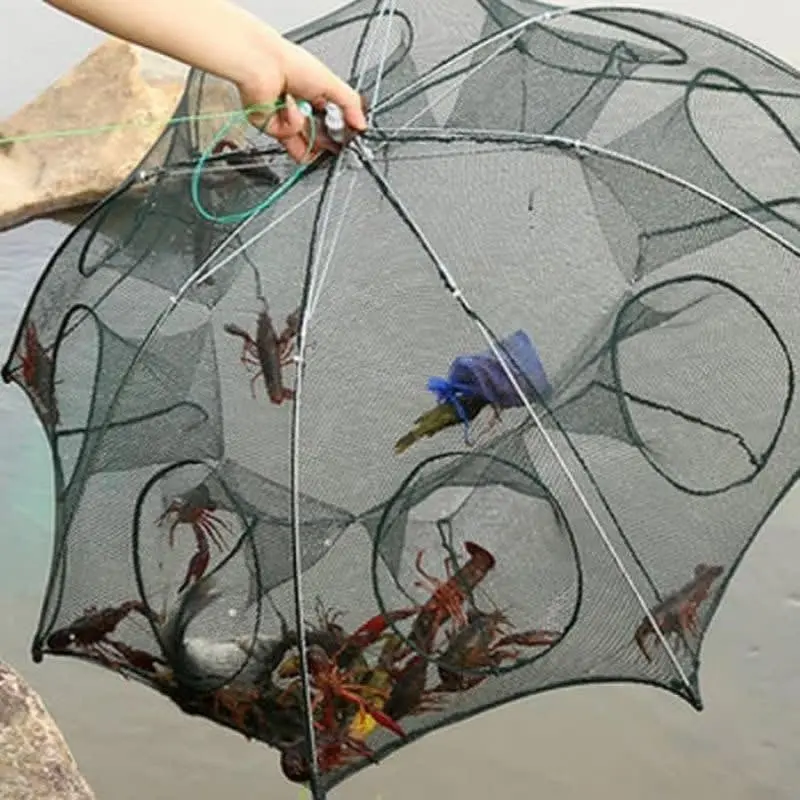 Perangkap ikan / Bubu ikan / jebakan jaring Ikan udang 8 Lubang