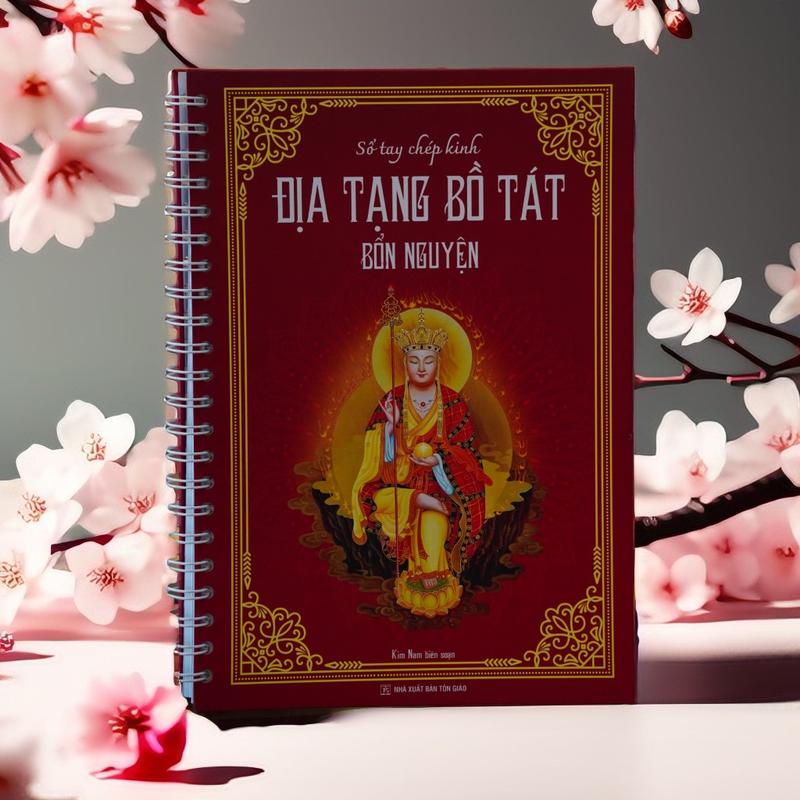  Sổ chép Kinh Địa Tạng bản cao cấp   trọn bộ   không tặng kèm bút 