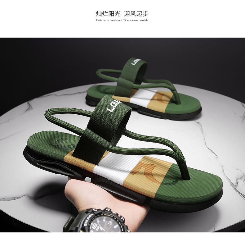 Product Introduction of New Men's Sandals Dual-Use Outdoor Casual Beach Shoes Men's Foreign Trade Slippers Men's Platform Non-Slip 4